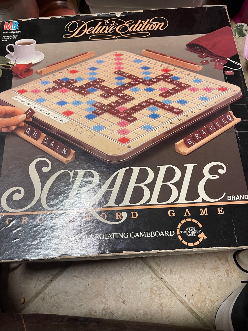 Scrabble Deluxe Edition Board Game